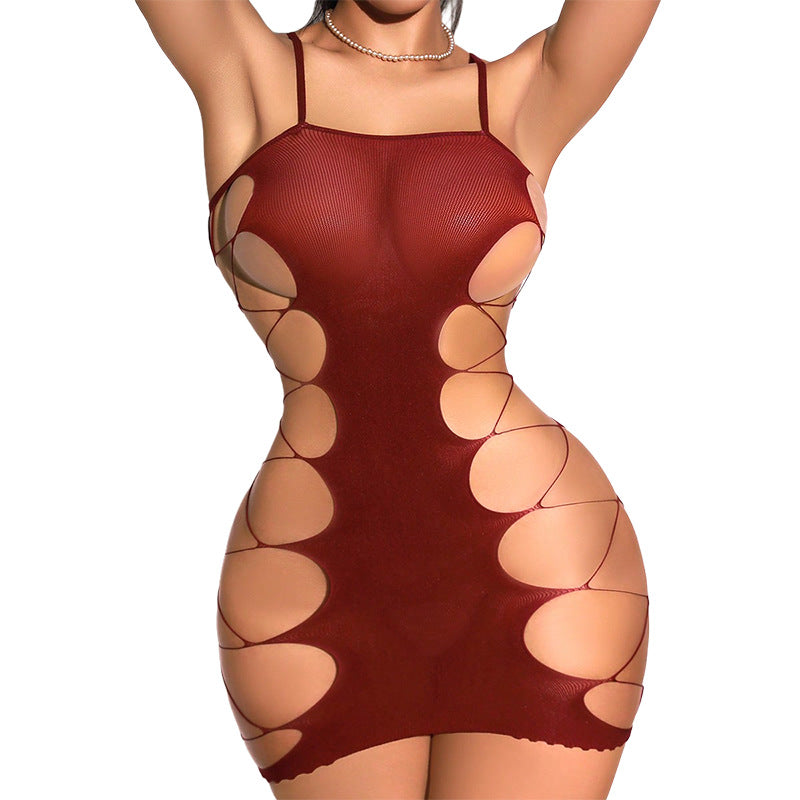 Cutout Mesh Bodycon